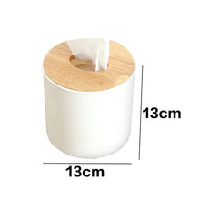 Load image into Gallery viewer, Home Kitchen Wooden Plastic Tissue Box Solid Wood Napkin Holder Case Simple  Stylish car box tissue holders tissue holder
