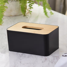Load image into Gallery viewer, Home Kitchen Wooden Plastic Tissue Box Solid Wood Napkin Holder Case Simple  Stylish car box tissue holders tissue holder
