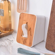 Load image into Gallery viewer, Home Kitchen Wooden Plastic Tissue Box Solid Wood Napkin Holder Case Simple  Stylish car box tissue holders tissue holder
